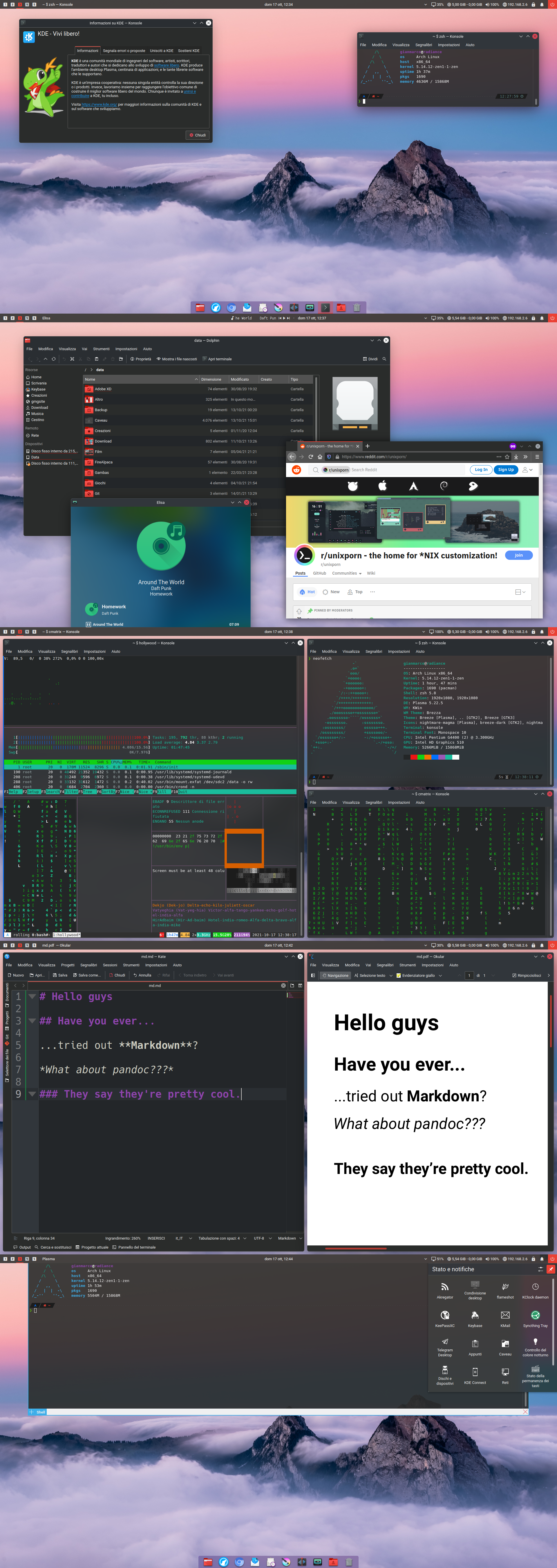 Screenshot from my r/unixporn post